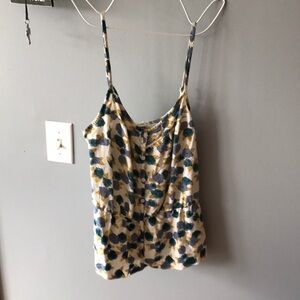 PacSun floral button-down tank